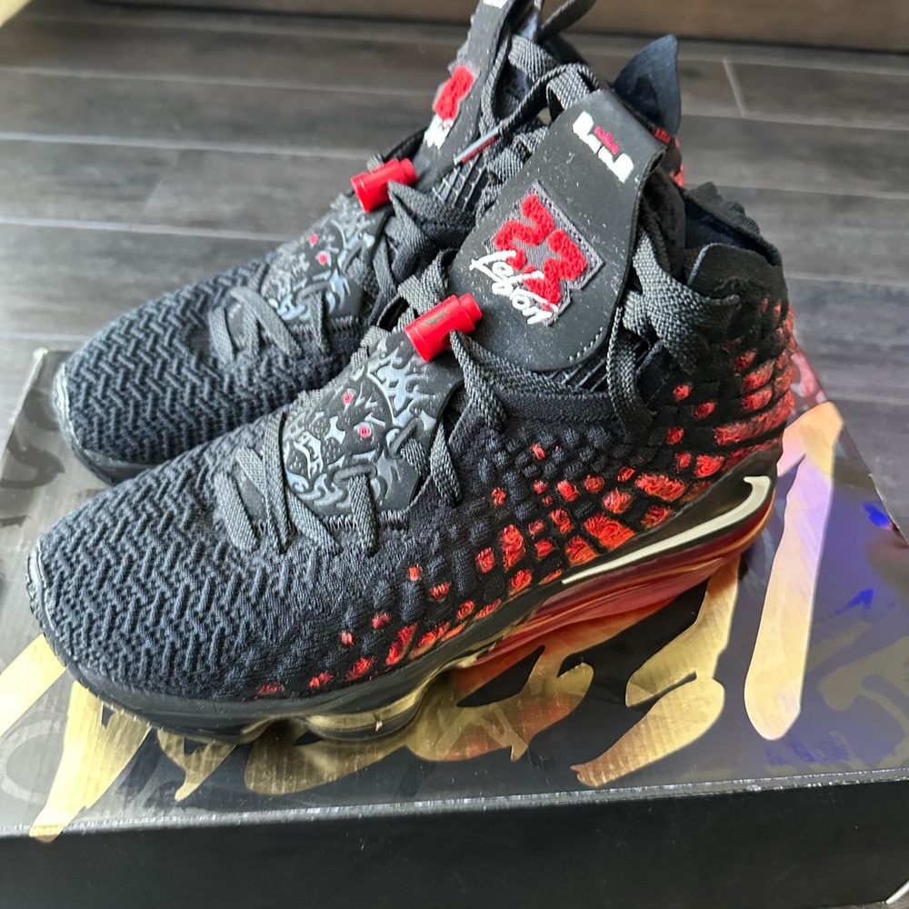 LeBron Black and Red Men's Sneakers